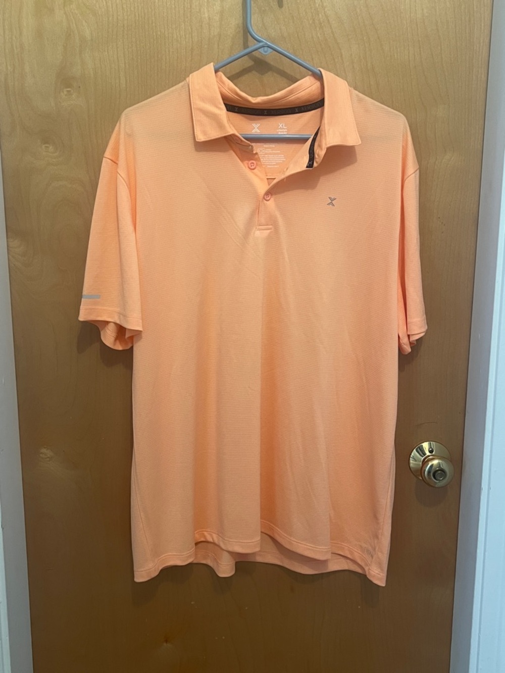 Performance Polo Shirt - Peach/Orange Xersion brand